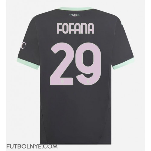 Camiseta AC Milan Youssouf Fofana #29 Tercera Equipación 2024-25 manga corta